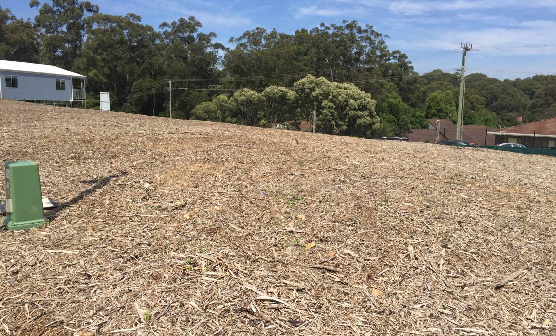 The proposed site of the $5 million Nowra Veterans' Wellbeing Centre..
