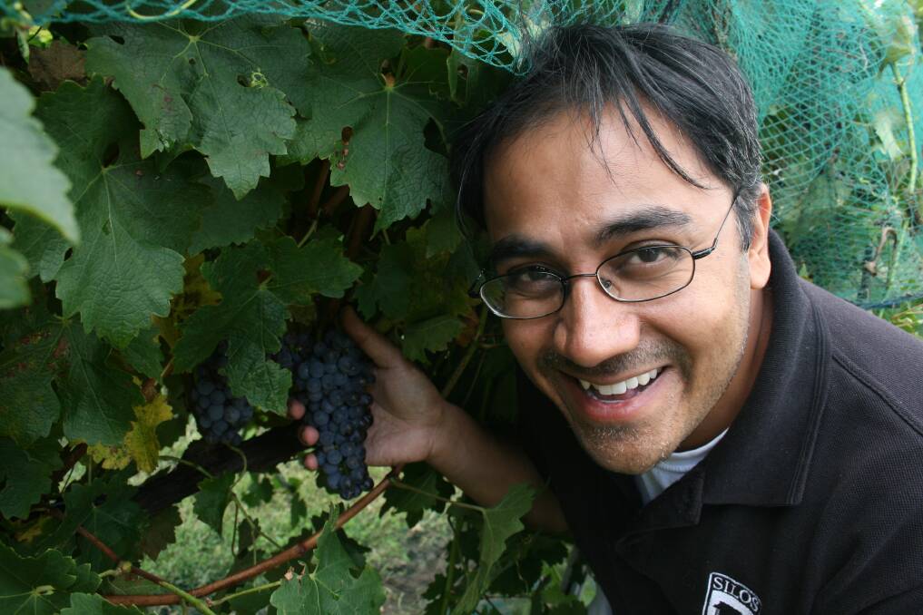 One of the Shoalhaven Coast Winter Wine Festival organisers and owner of the Silos Estate, Raj Ray.