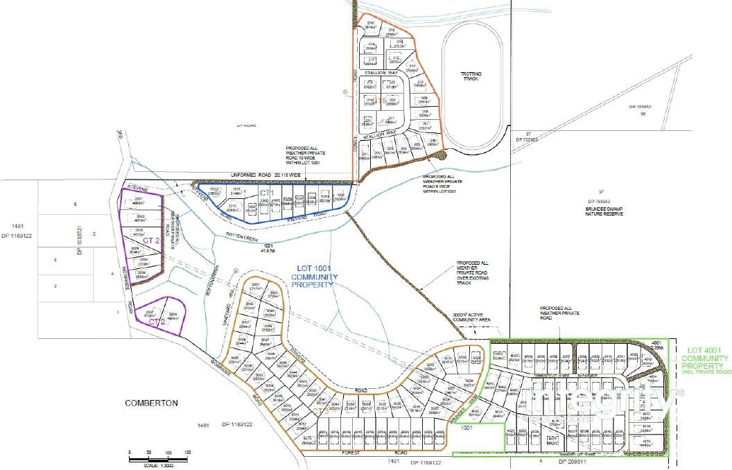 LAYOUT: The proposed layout of the new subdivision. Image: Supplied