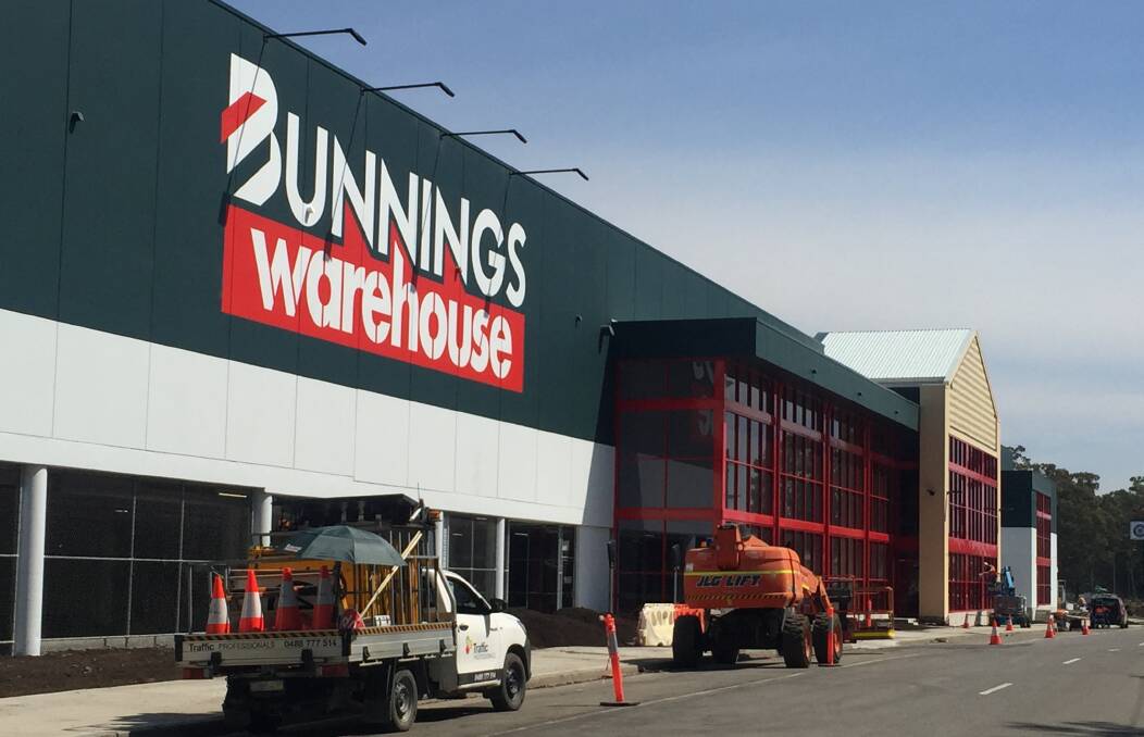 OPENING SOON: The new $27.8 million Bunnings building at South Nowra will open early November..