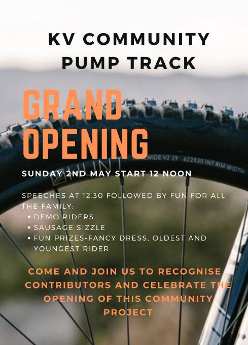 Kangaroo Valley Pump Track to open this weekend