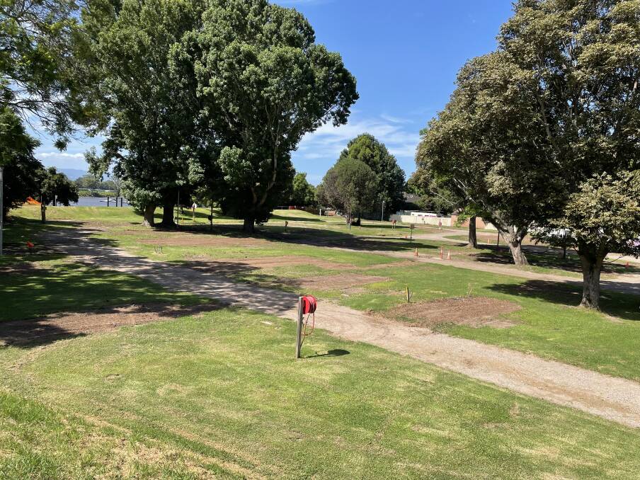 
WHAT A DIFFERENCE: The former Gateway Caravan Park site on the south eastern side of the Shoalhaven River has undergone a major transformation and will be reopened as the Nowra Riverside Tourist Park in March catering for short stays of up to two weeks..