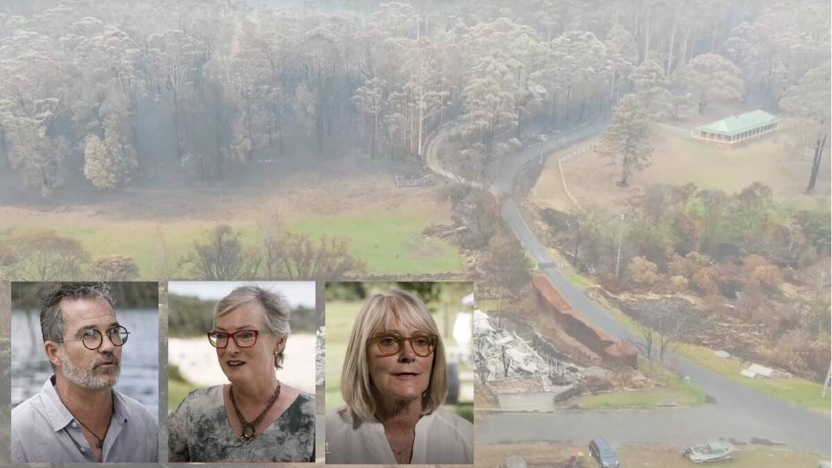 STARRING ROLES: Peter Dover, of Salt Ministries, Shoalhaven Mayor Amanda Findley and Rosie Cupitt, of Cupitts Estate, feature in the Shoalhavens National Bushfire Recovery Agency Open for Business series.