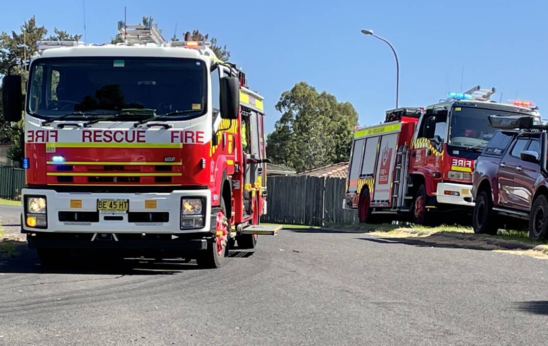 Tuesday morning's house fire at Antares Close, Nowra East.