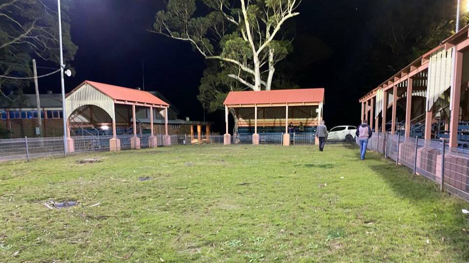 BRING YOUR SUNNIES: An upgrade at the woodchop arena at the Nowra Showground with new lighting system "makes night as bright as day."