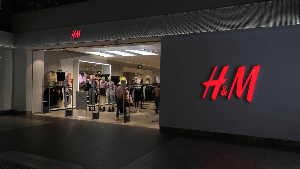 H&M stores accept old clothing which gets sorted for reuse and recycling. Picture: Robert Peet