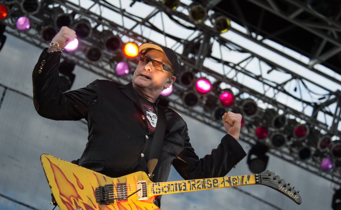 ON THE WAY: Rick Nielsen from Cheap Trick. 