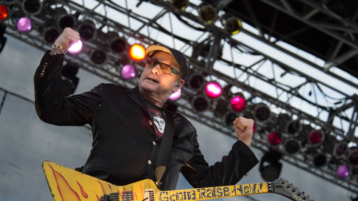 ON THE WAY: Rick Nielsen from Cheap Trick. 