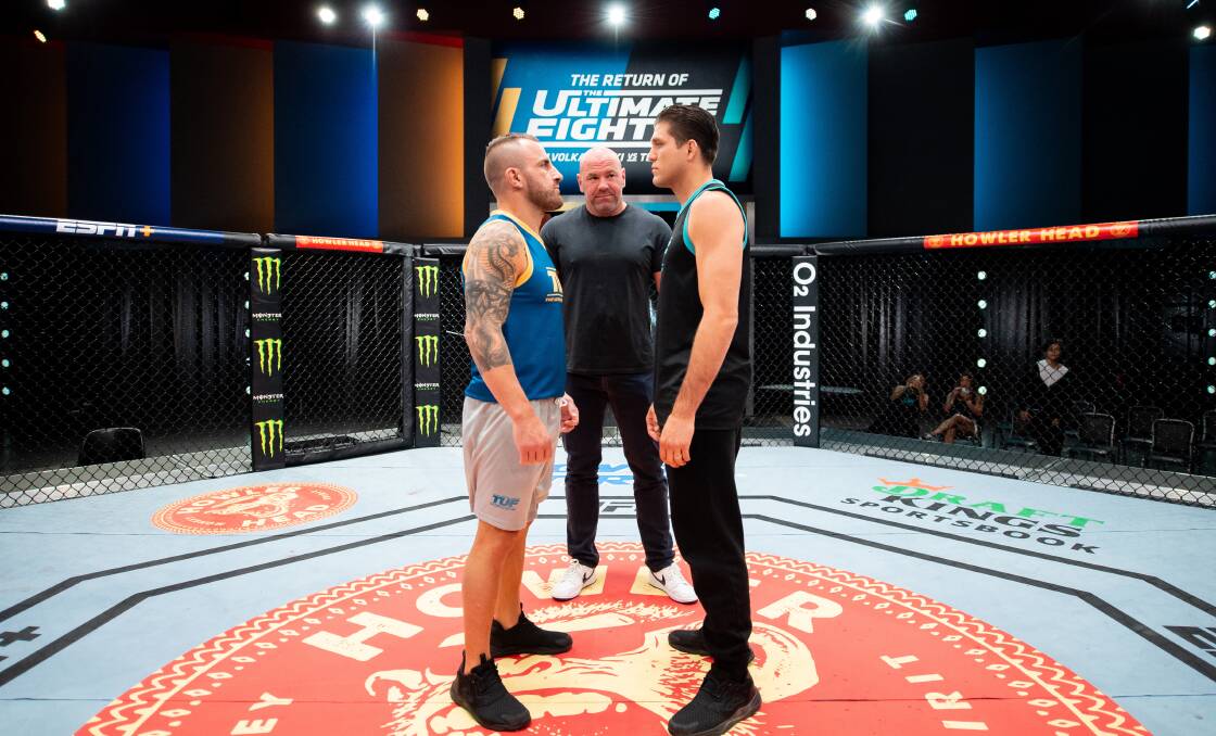 Alex Volkanovski and Brian Ortega will settle it in the cage on Sunday. Photo: UFC