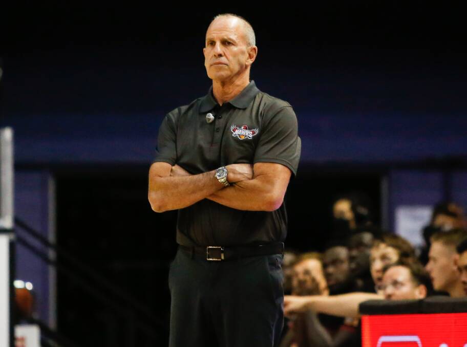 Hawks coach Brian Goorjian is against new rules being trialed at the NBL Cup. Photo: Anna Warr