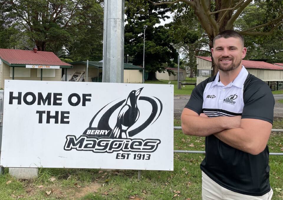 STEPPING UP: Former Eels and Dragons NRL prop Mitch Allgood will take the reins of the Berry-Shoalhaven Heads Magpies this season. Picture: Facebook