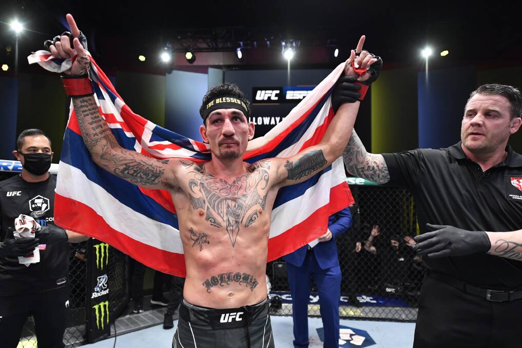 A trilogy fight with South Coast's Alex Volkanovski is now on the cards for fierce rival Max Holloway. Photo: UFC