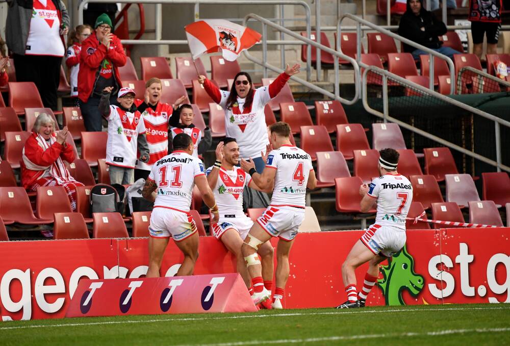 The Dragons will host three of four preliminary finalists' in Wollongong next season. Photo: NRL Imagery