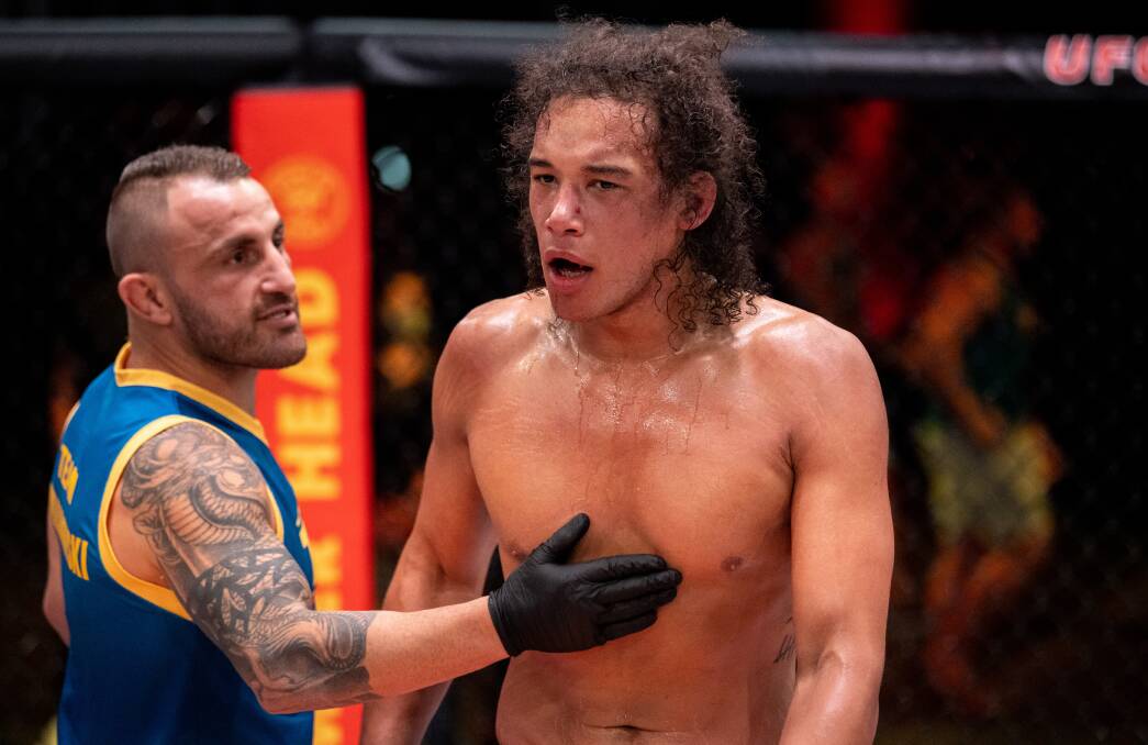 Alex Volkanovski and Bryan Battle clicked quickly on The Ultimate Fighter. Photo: UFC