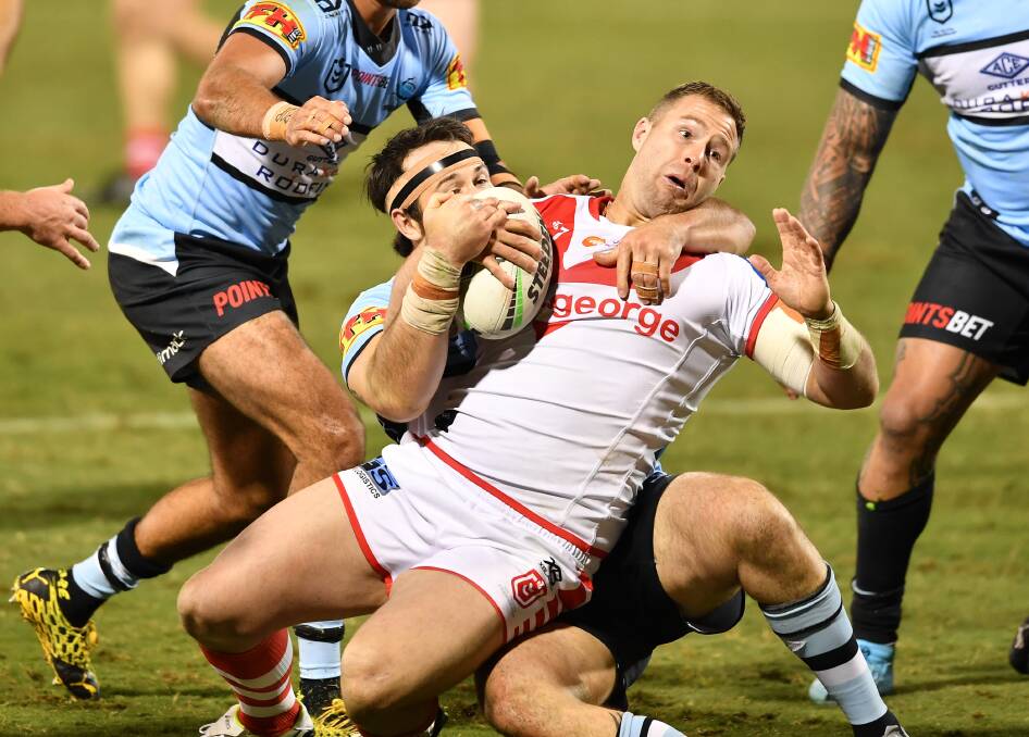 Dragons' Trent Merrin says being left out of Paul McGregor's side for round three was a wake-up call he needed. Photo: NRL Imagery.