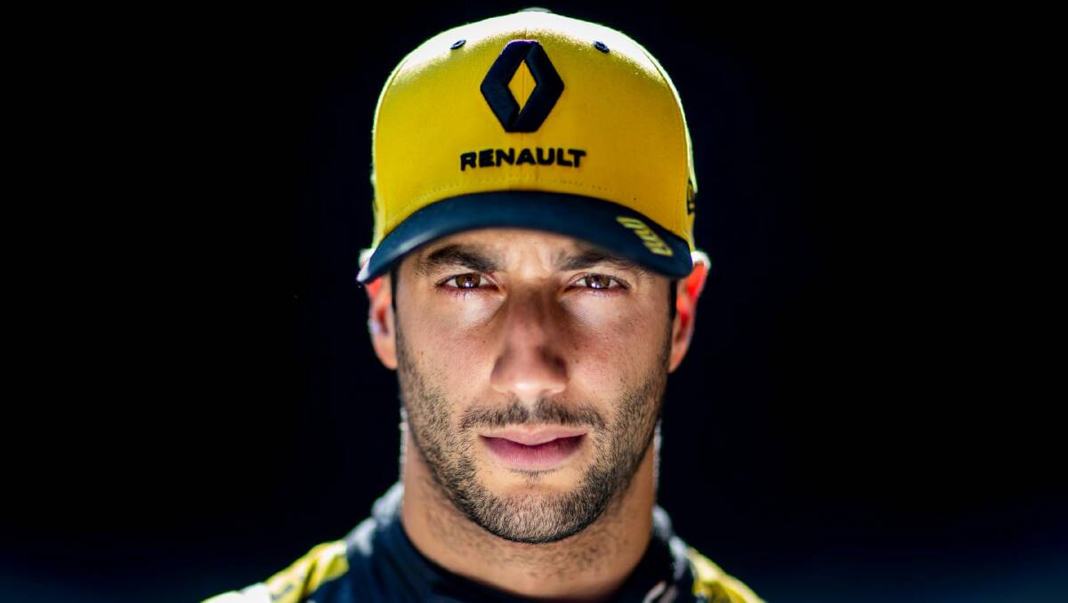 McLaren bound: Daniel Ricciardo will move from Renault to McLaren for the 2021 Formula 1 season to chase a world championship. Photo: Renault Media team. 
