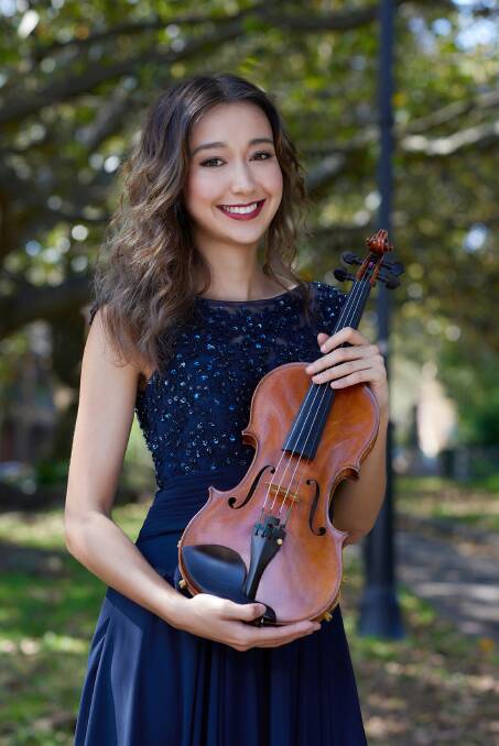 Anna Da Silva Chen has been performing at the Gerringong Music Club since she was a student and returns in July as one of Australia's most reputable violinists. Picture supplied. 
