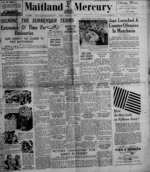 How a much-loved regional paper reported Japan's surrender