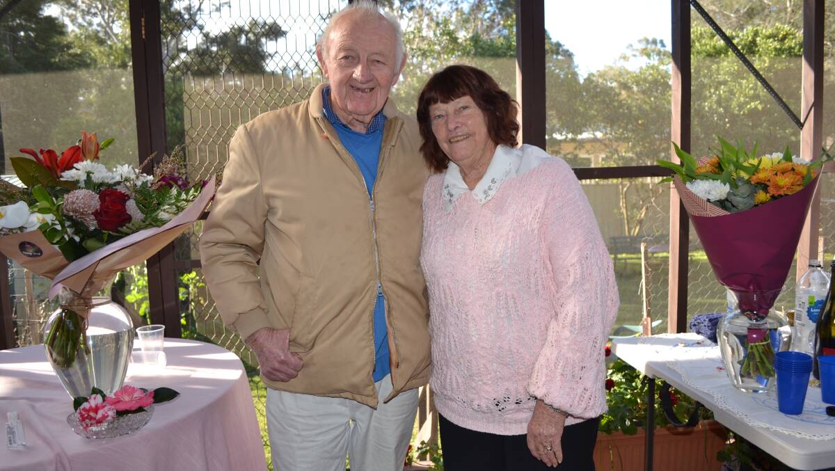 Margaret and Ron Sharpe looked back over 60 years of marriage on their 60th wedding anniversary.