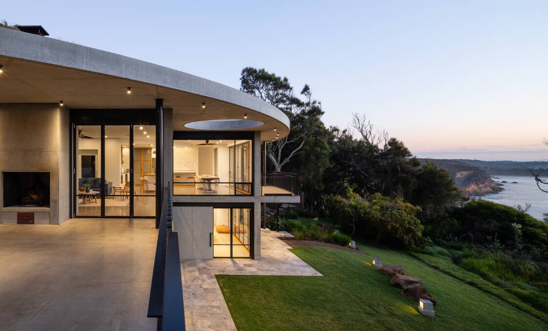 The Burri Point house was awarded the 2020 Housing Industry Association home of the year for the ACT and NSW South Coast region. Picture: Supplied