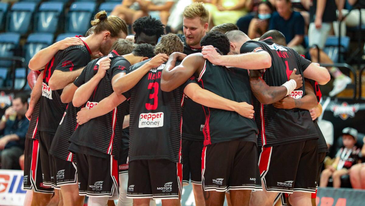 All in: The Hawks continue their push for finals against the Bullets in Brisbane on Saturday. Picture: Adam McLean
