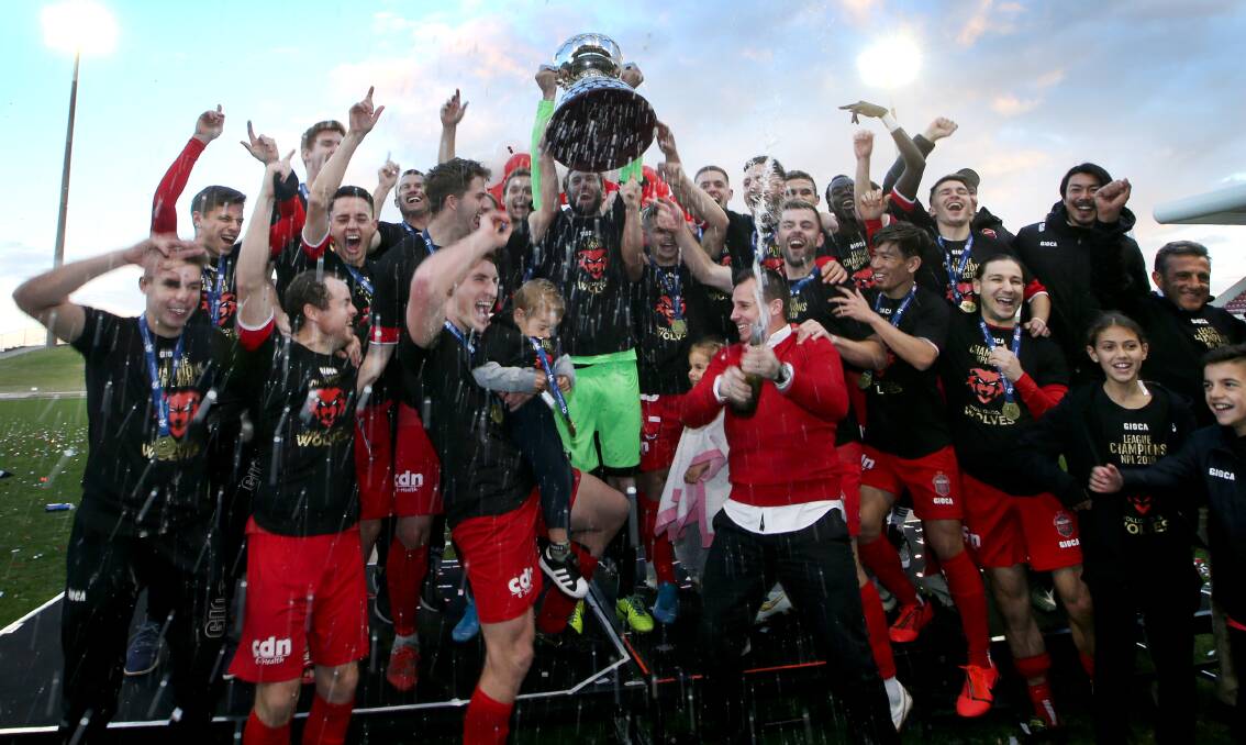 Chris Price and his Wollongong Wolves won last year's NSW NPL title. Photo: Sylvia Liber