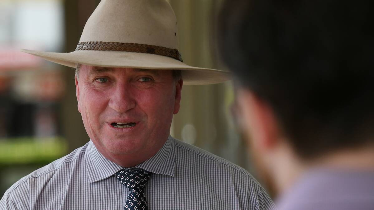 CROSS THE FLOOR: Barnaby Joyce crossed the floor 28 times as Senator for Queensland but has never done so as a NSW MP. Photo: Gareth Gardner
