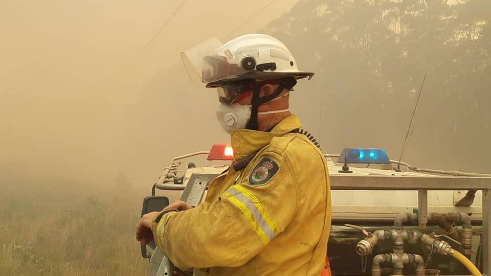 Kangaroo Valley RFS volunteers have been involved fighting fires from Worrigee, Sassafras and down the coast to Wandandian and beyond. Picture: Kangaroo Valley Rural Fire Brigade.