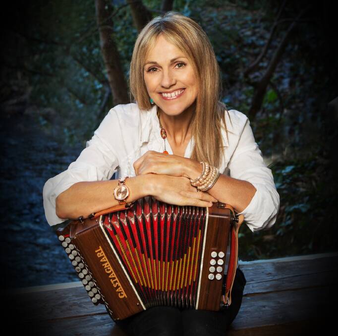 GALWAY GIRL: Accordionist Sharon Shannon. Picture: supplied.
