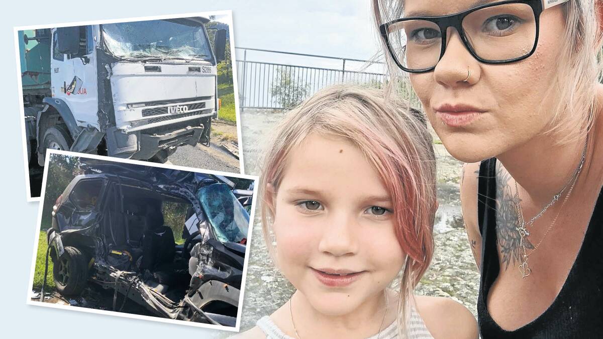 Eight-year-old Azaria Smith survived the crash that claimed the life of her mother, Kyla Smith. Picture: supplied 