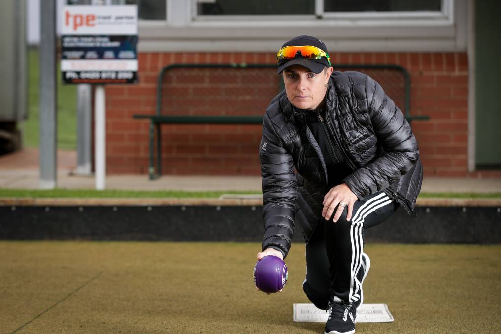 MASTERCLASS: Australia's most decorated lawn bowler Karen Murphy hosted clinics for the region's female bowlers at North Albury Bowling Club. Photo: JAMES WILTSHIRE