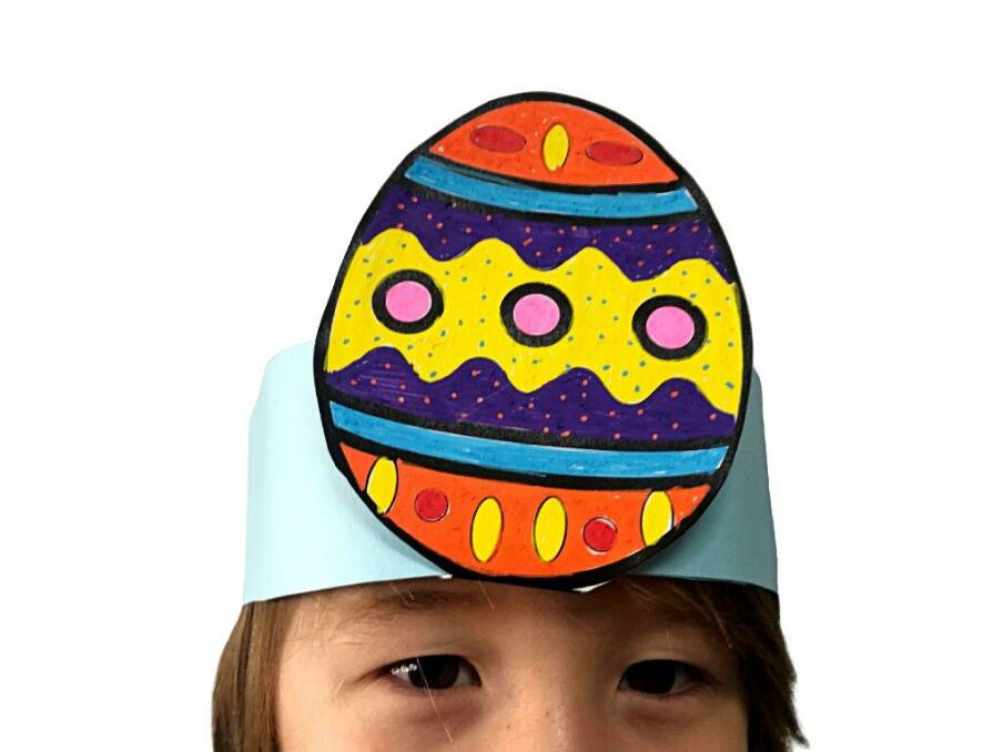 Egg-cellent: Crafting over the Easter period allows families to relax and unwind at home.