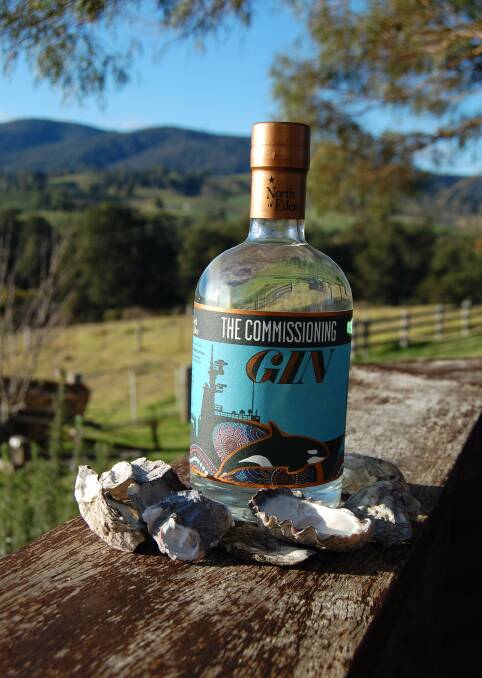 Local oyster shells, saltbush and citrus feature in the award-winning gin. Photo: Leah Szanto