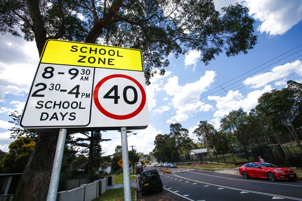 be careful: The government has added seven new school zone offences, each of which comes with a hefty fine. Picture: Adam McLean