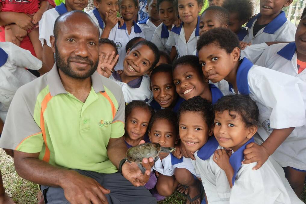 The pig-nosed turtle has enjoyed a resurgence in PNG.