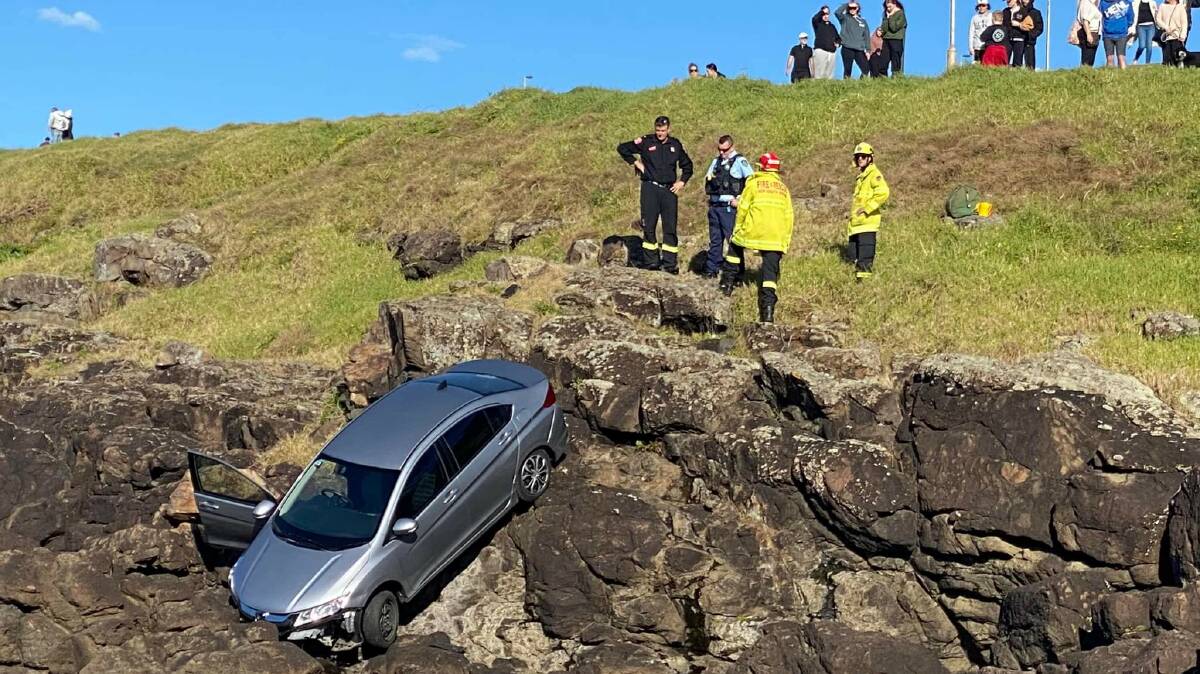 The incident near the Kiama Blowhole. Picture: Supplied
