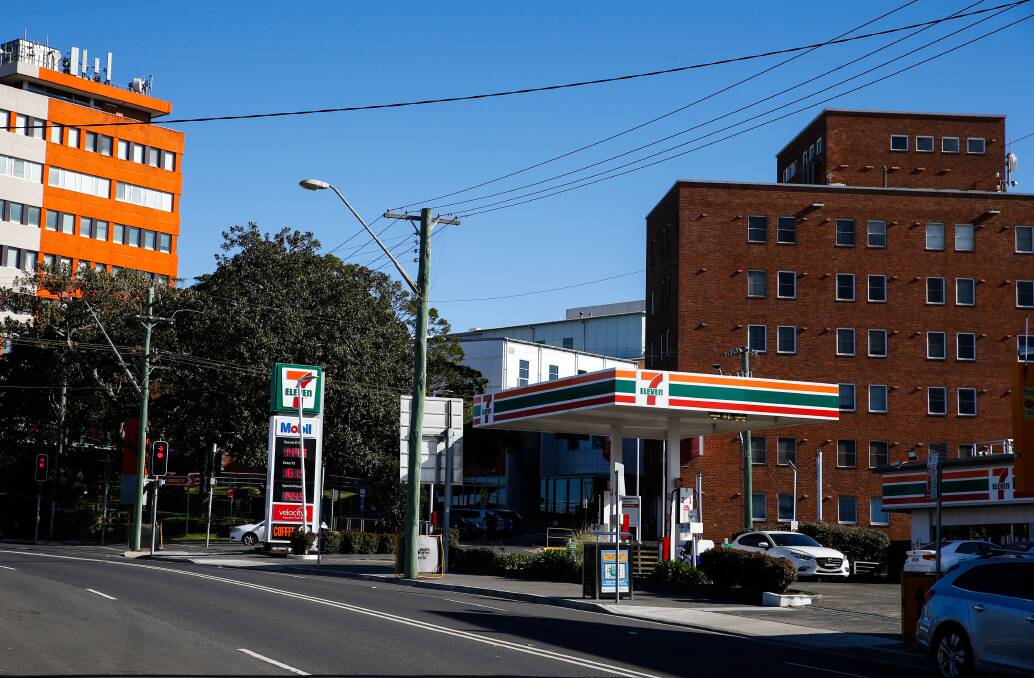 Wollongong Hospital workers have been told to get tested if they visited the 7-Eleven store across the road more than a week ago. Picture: Anna Warr