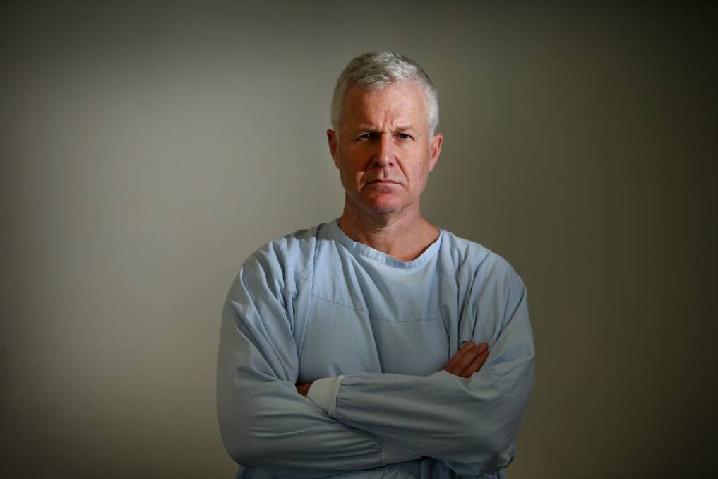 Dr Bruce Ashford, surgeon and co-ordinator of the Wollongong Hospital COVID-19 Task Group. Picture: Sylvia Liber
