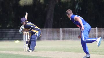 Lake Illawarra skipper Kerrod White batting against Shellharbour during the 2022/23 season. Picture by Sylvia Liber