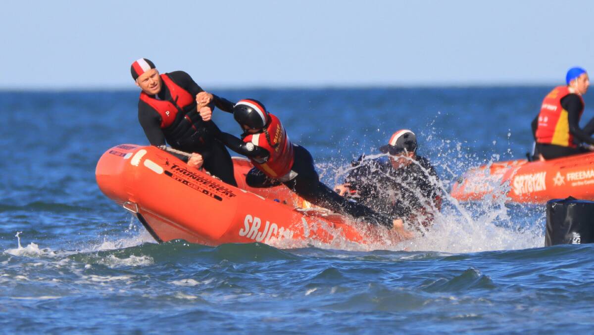 ON FIRE: Kiama Downs continued to flex their muscles in the fourth round of the NSW Inflatable Rescue Boat Premiership, winning nine finals at Ocean Park.