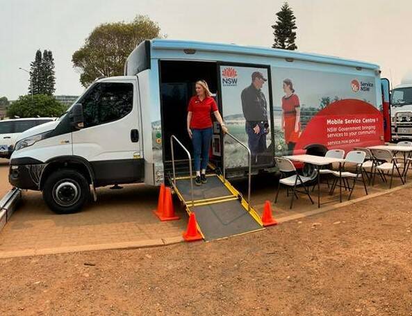 Catch the mobile van around the region this month. Photo: Service NSW.
