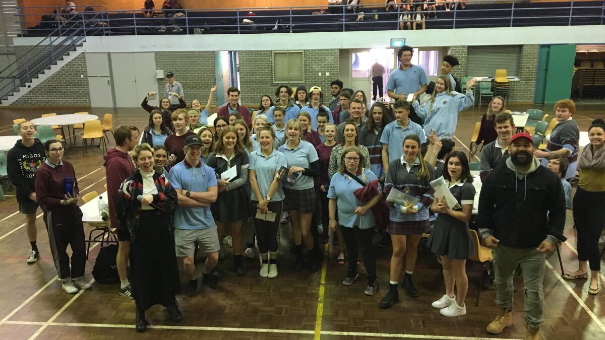 FUTURE: Vincentia High School students look ahead to life after year 12. Photo: supplied. 