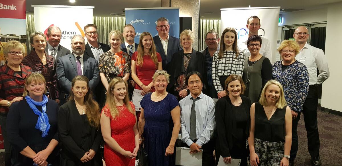 STEP AHEAD: Participants in the 2018 Young Professional Mentor Program celebrate their graduation. Photo: supplied. 