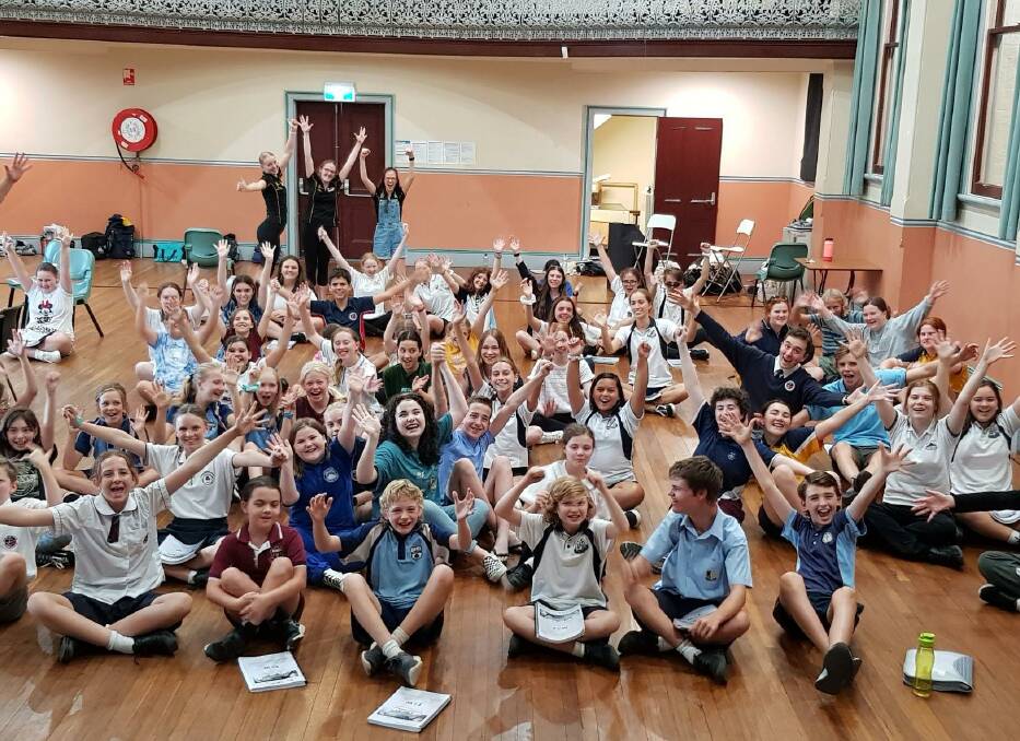 Junior Albatross Musical (JAM) participants are excited to move into their new location at Nowra Showground. Image supplied. 