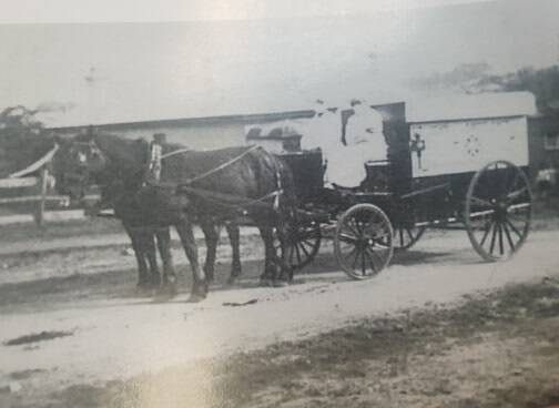 MAKE HASTE: Horse-drawn ambulance. All photos courtesy of Shoalhaven Historical Society. 