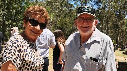 Coral Smith and Peter Adler from Callala. Photo supplied.