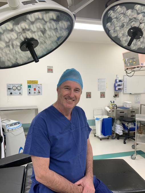 Orthopaedic spine surgeon Dr Geoffrey Rosenberg performed the first spinal surgery in the region last week. 