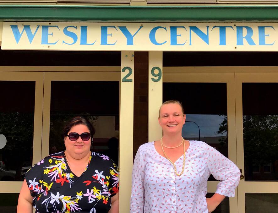 MARKET TIME: Cindy Fitzpatrick from the Wesley Centre and Kim Stephenson from Nowra Makers Market Committee are looking forward to this weekend's markets. Photo: contributed. 

