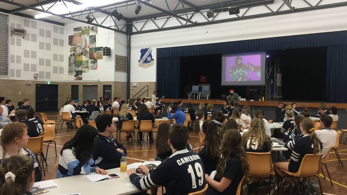Through The Truth Project, Vincentia High School students learn about the nature of workplaces, industries and education. Photo: supplied. 