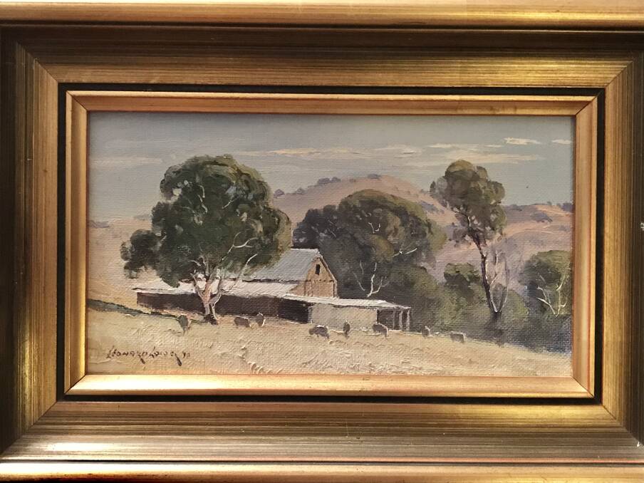 Two original artworks by Australian artist Leonard Long will be auctioned. Photo: supplied. 